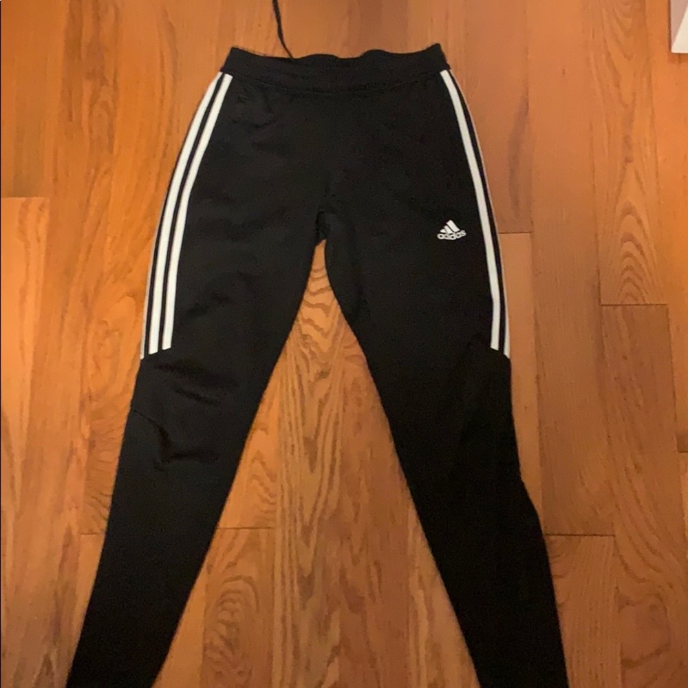 Adidas sweats with zippers